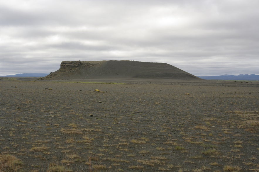 Hrossaborg is a vast crater.