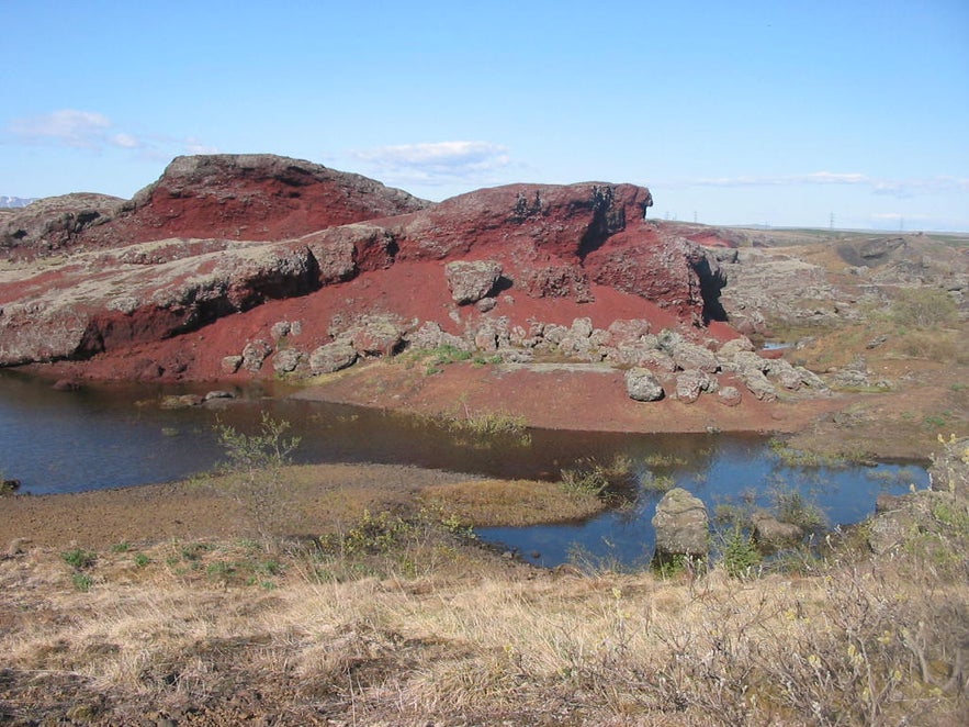 The Rau&eth;h&oacute;lar are all that remains of an ancient group of volcanic craters.