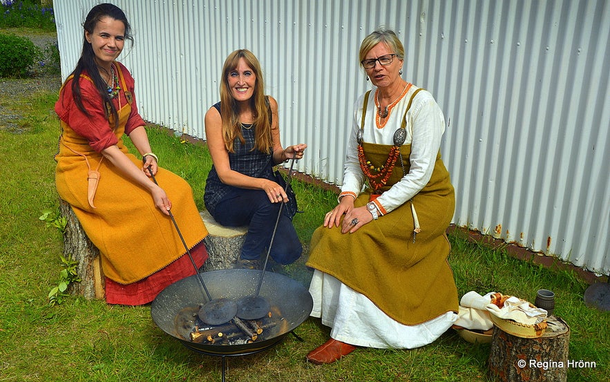 Regína at Viking Skálinn in Þingeyri Westfjords