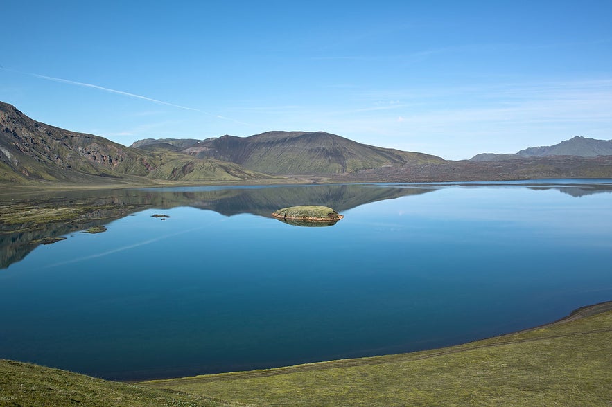 The Frostastaðavatn Highland lake.