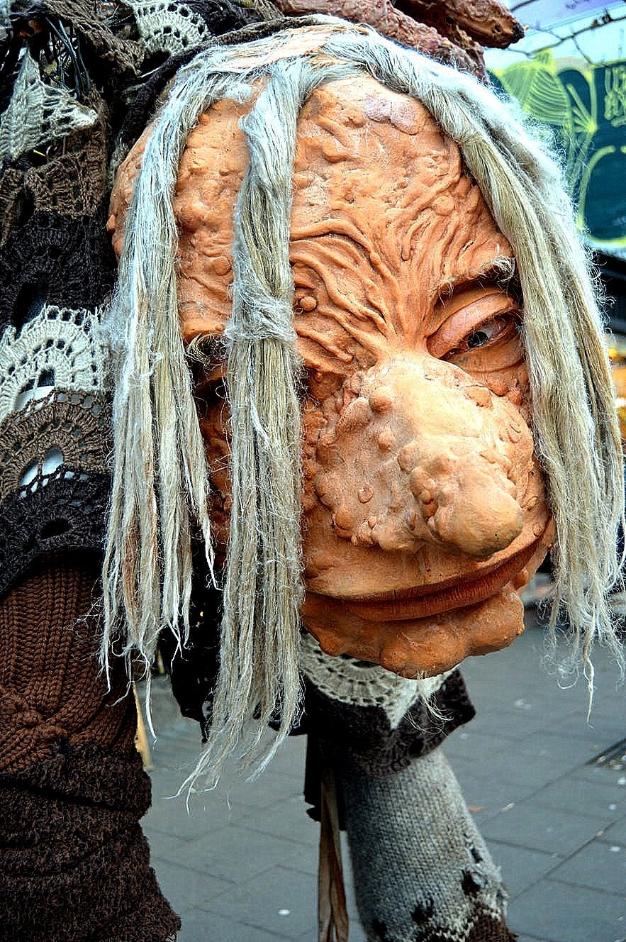 Grýla, the mother of the Yule Lads in Reykjavík