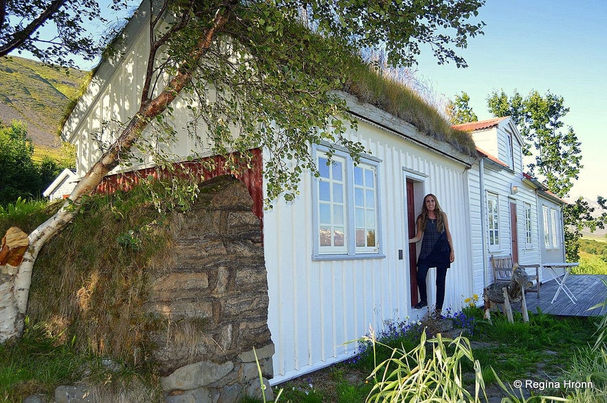 Arngrímsstofa turf house in Svarfaðardalur in North-Iceland