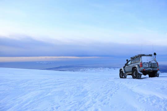 10 Hour Super Jeep Glacier Tour at Langjokull with the Golden Circle & Transfer from Reykjavik
