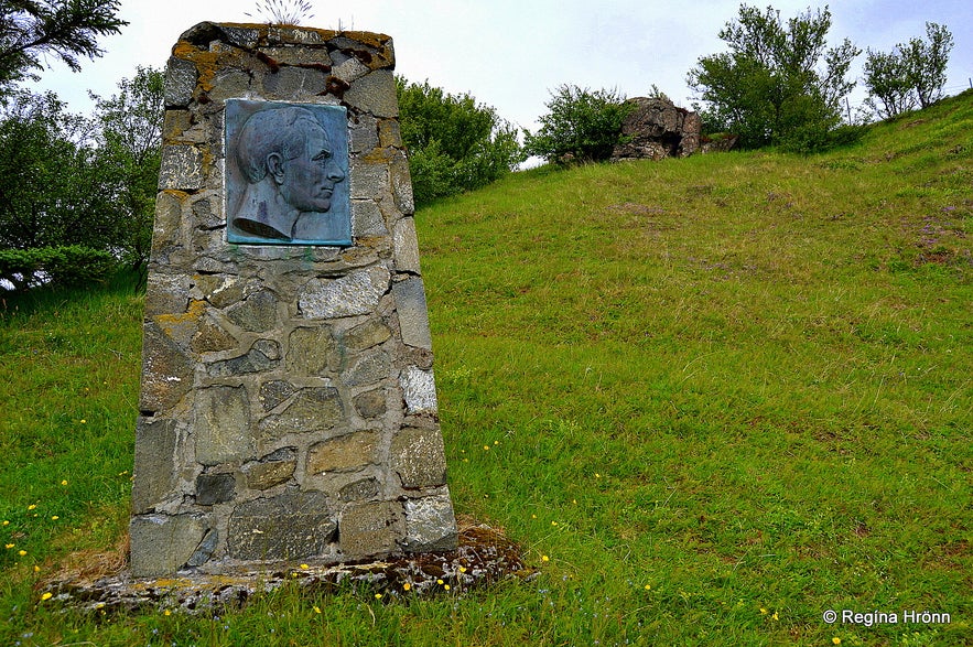 The Memorial Grove of Bjarni from Vogur West-Iceland