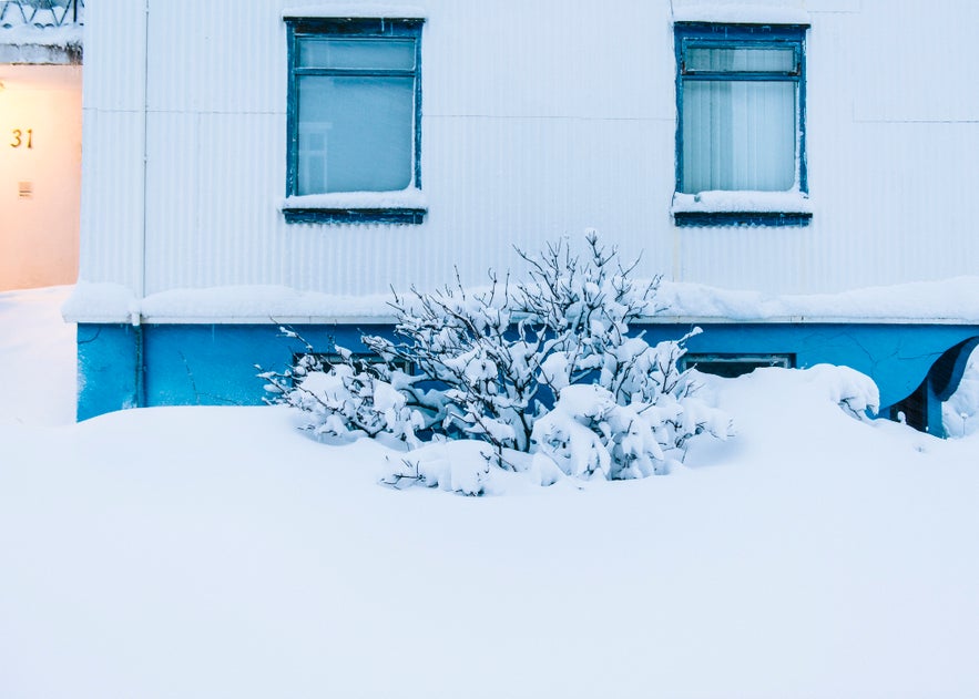 冰島積雪