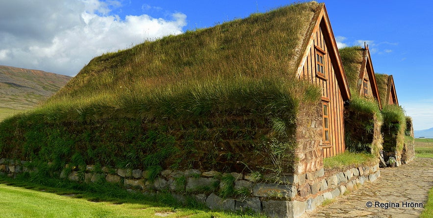 Hofsstaðir turf house in Skagafjörður North-Iceland