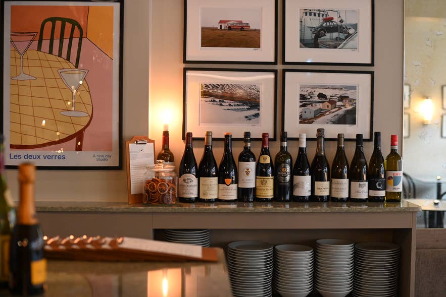 There's a great selection of different wines at Litli Barinn There's a great selection of different wines at Litli Barinn