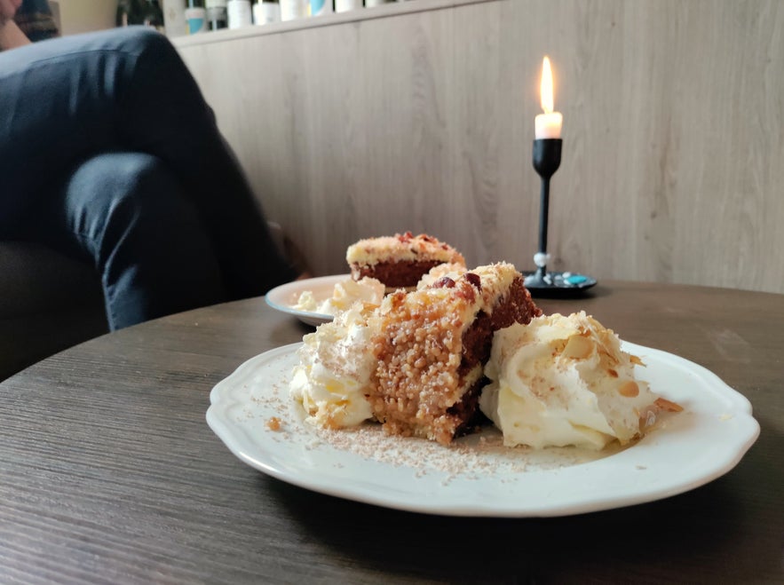 Le gâteau à la carotte était fabuleux