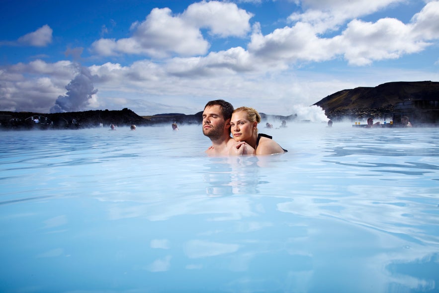 Blue Lagoon Spa in Iceland is a romantic destination for honeymooners