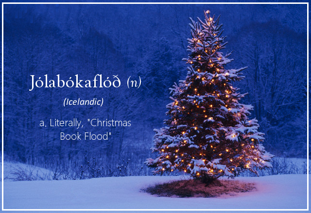 Icelanders often receive a book as a present for Christmas