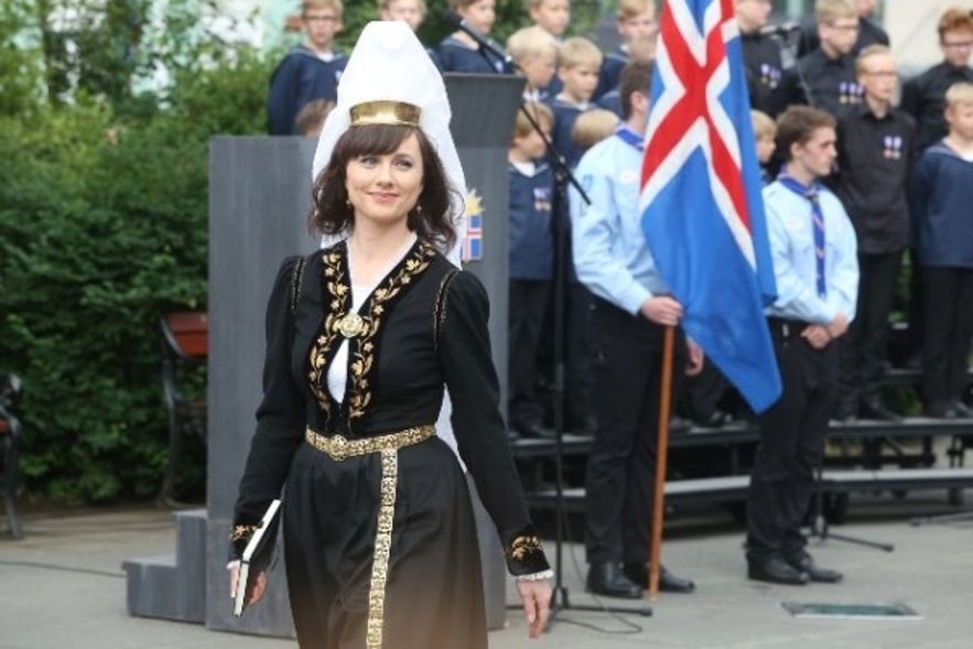 Iceland's national costume is a popular wedding dress