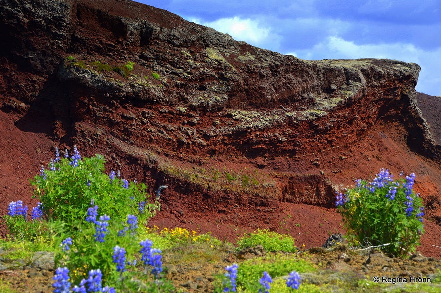 Rauðhólar pseudocraters SW-Iceland