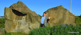 Grásteinn Rock in Reykjavík - is this Rock the Home of the Icelandic Elves?