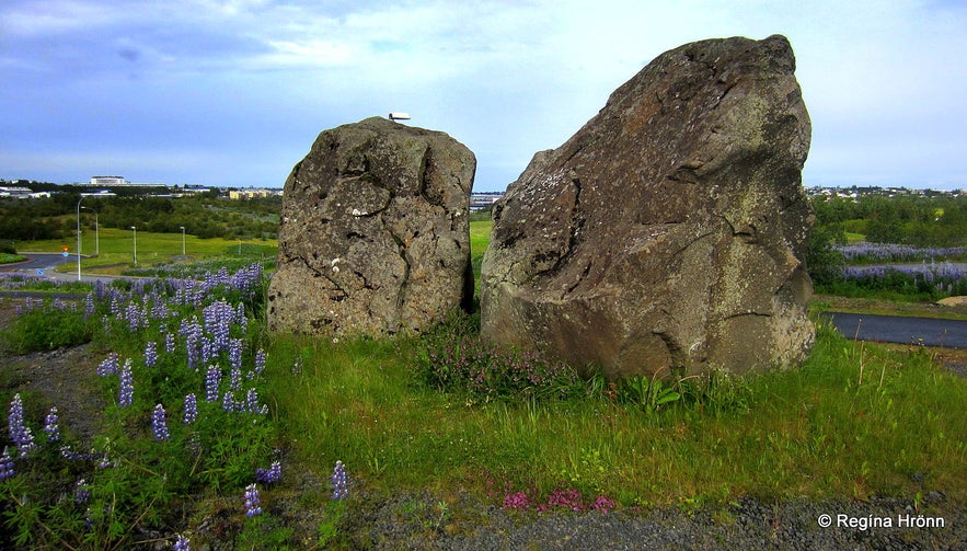 Grásteinn Rock in Reykjavík - is this Rock the Home of the Icelandic Elves?