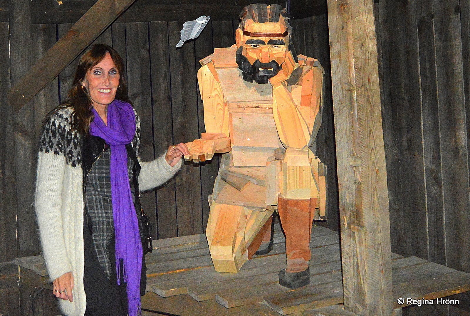 Regína at the Settlement Centre - The Saga of Egill Skallagrímsson, the Settlement Centre in Borgarnes & the 9 Cairns Regína at the Settlement Centre - The Saga of Egill Skallagrímsson, the Settlement Centre in Borgarnes & the 9 Cairns