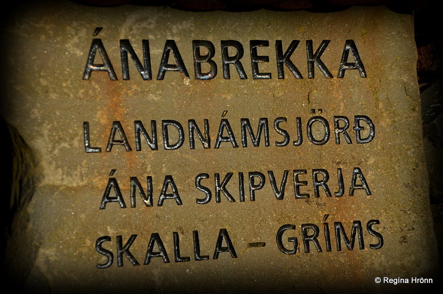 Cairn no. 6 at Ánabrekka - The Saga of Egill Skallagrímsson