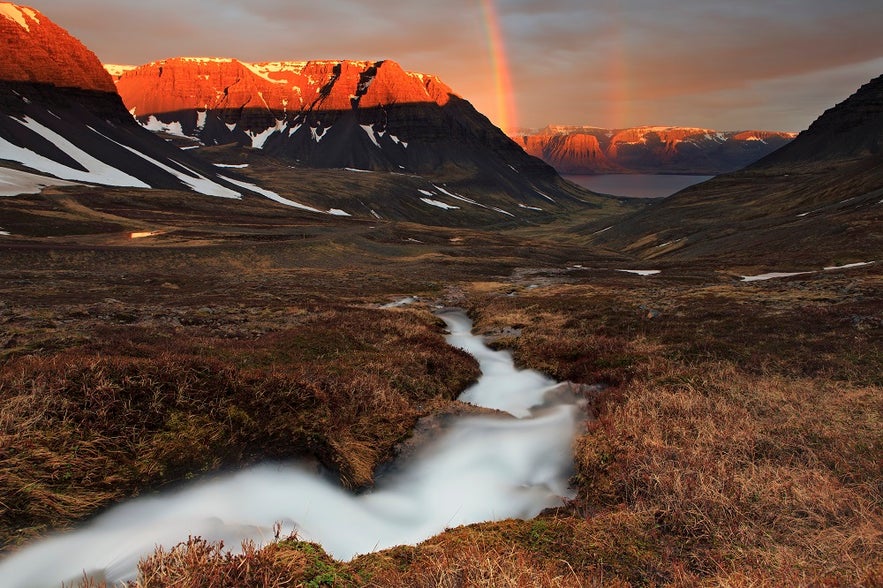 Beautiful landscape in the Westfjords of Iceland