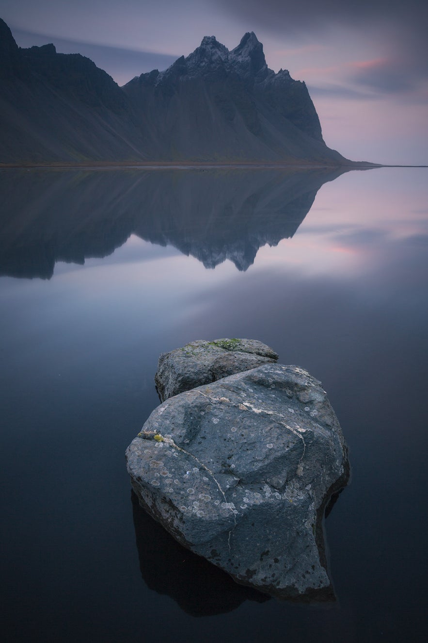 Vestrahorn 水中倒影