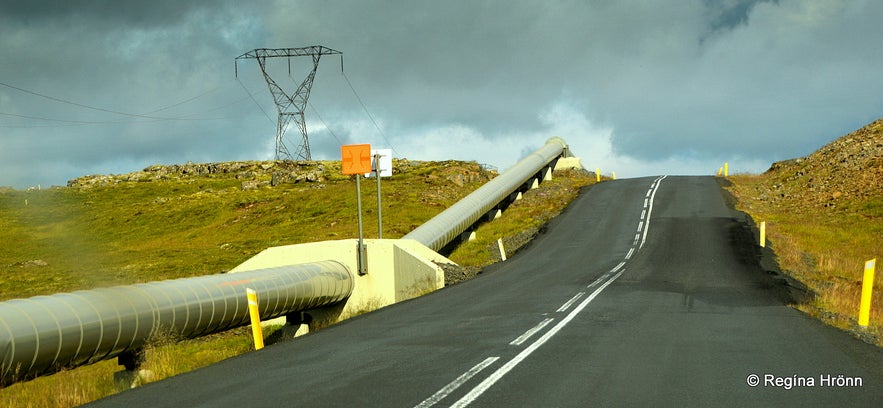 Nesjavallavegur road SW-Iceland