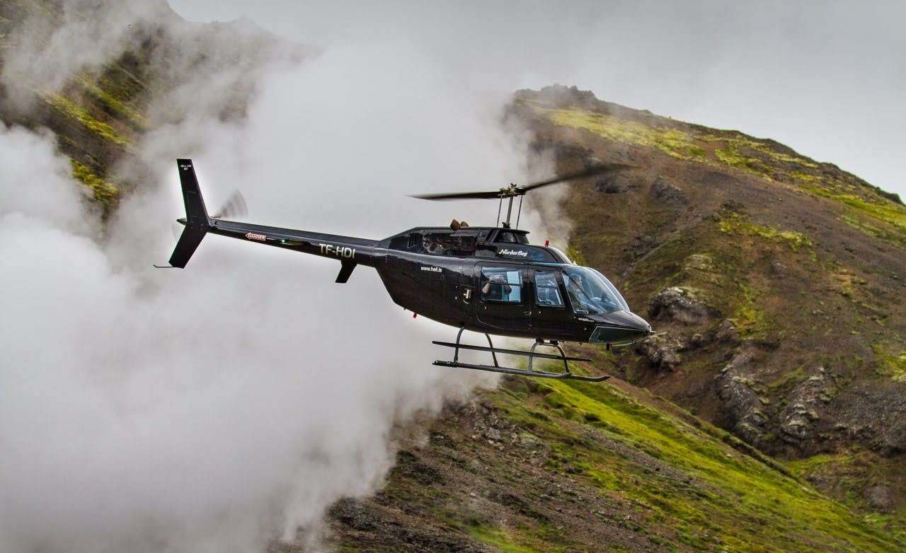 The sight of rising steam stacks is a surefire sign that you're close by to a geothermal area.