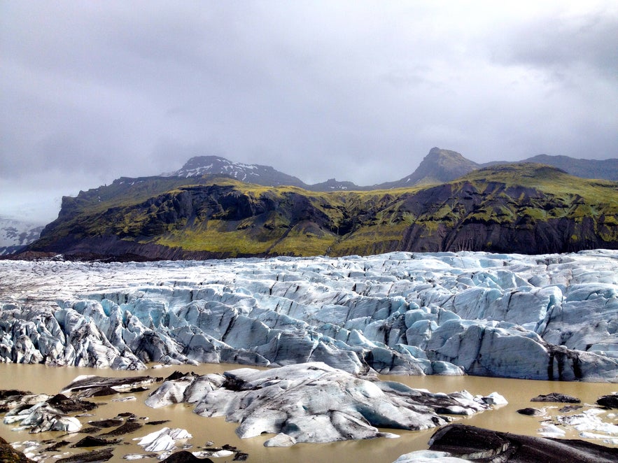 Svínafellsjökull Glacier - An outlet glacier of Vatnajökull Glacier