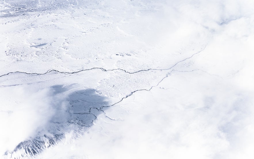 冰島冬天雪景