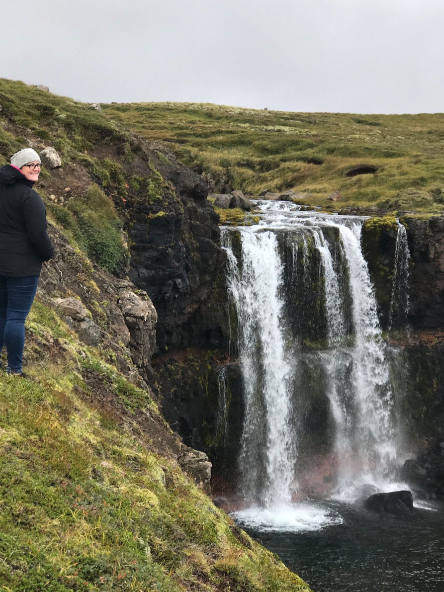 Waterfall by the roadside