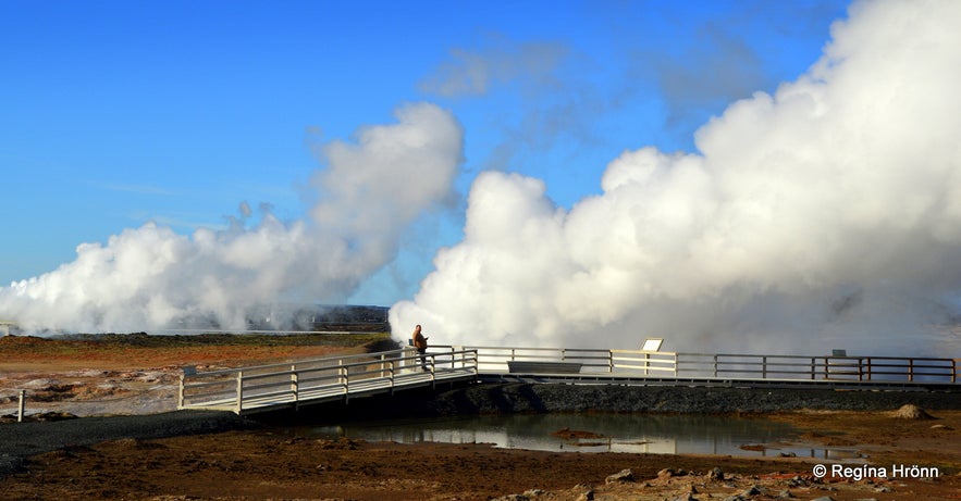 Gunnuhver Mud Pool in Reykjanes in SW-Iceland