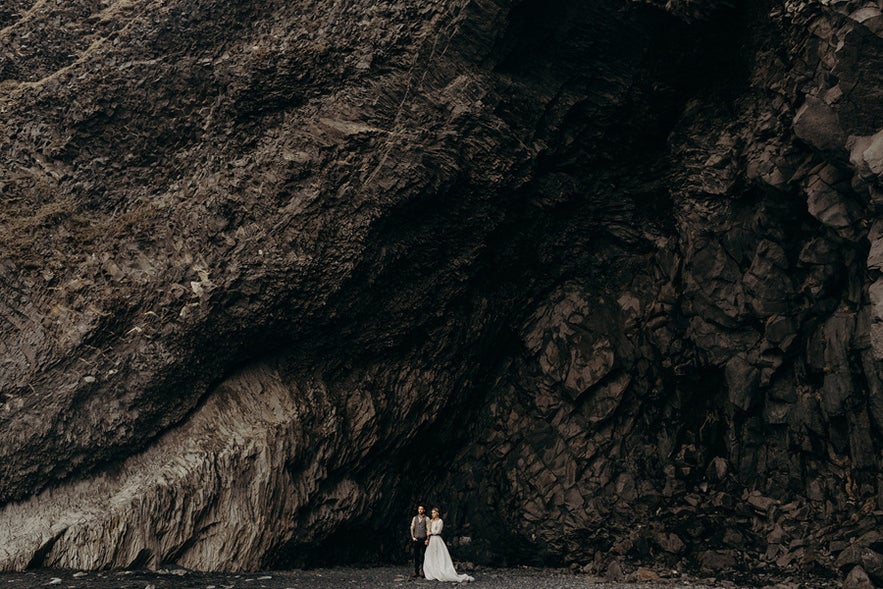 冰島洞穴結婚照片