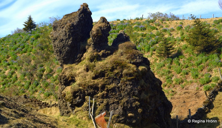 A large rock formation at Landbrot