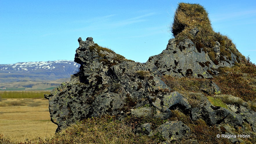 Elf Church and city by Hotel Laki in South-Iceland