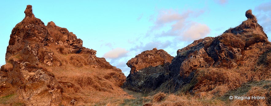 Elf City and Elf Church by Hotel Laki in South-Iceland