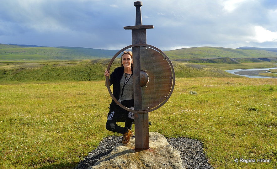 Vopnafjörður - ruins of a Viking longhouse