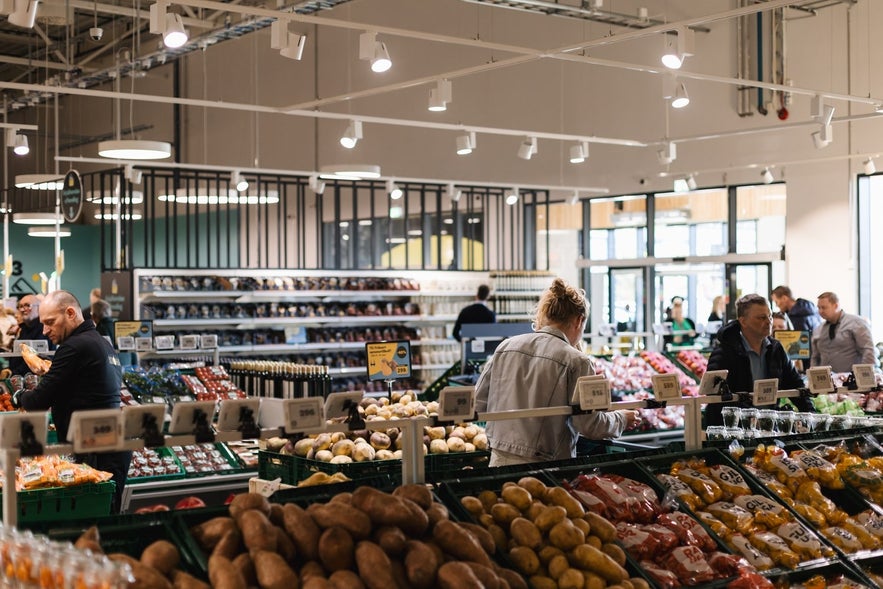 Shop at budget grocery stores in Iceland like Kronan