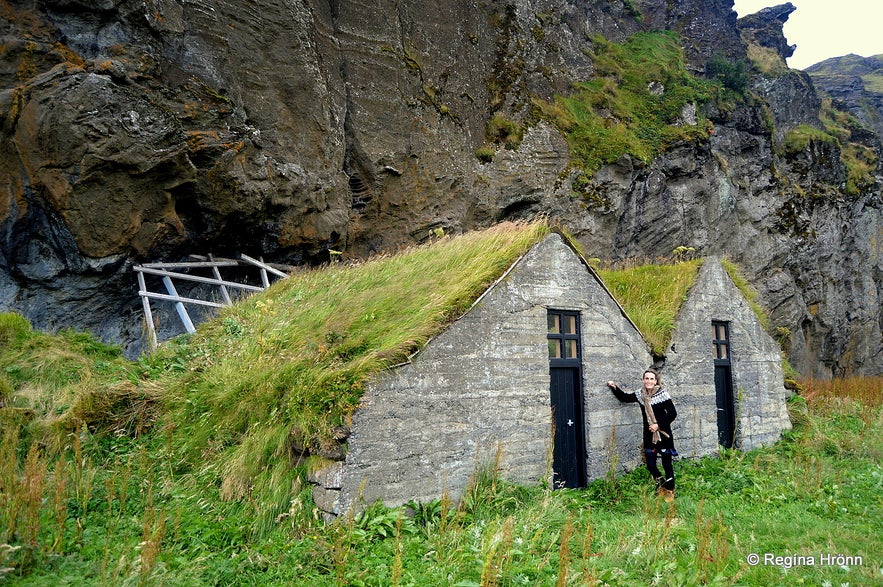 Regína at Drangurinn in Drangshlíð and the Elves in South-Iceland - Icelandic Folklore