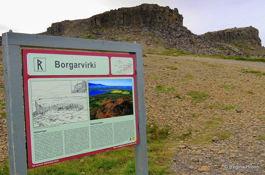 Borgarvirki North-West Iceland