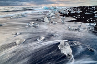 The gorgeous Diamond Beach on Iceland's South Coast is a sight not to be missed