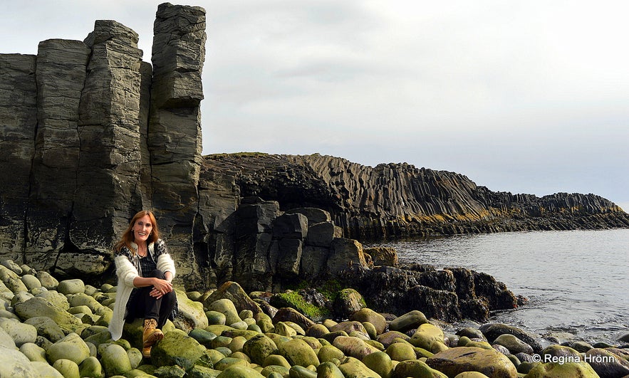 Kálfshamarsvík cove at Skagi North-Iceland