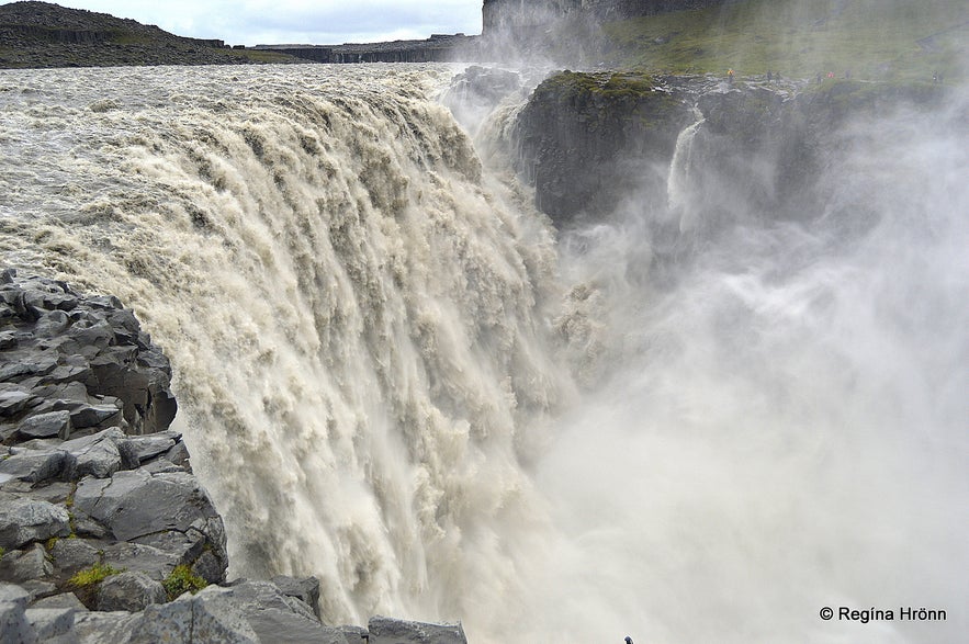 Dettifoss waterfall as seen from the east bank