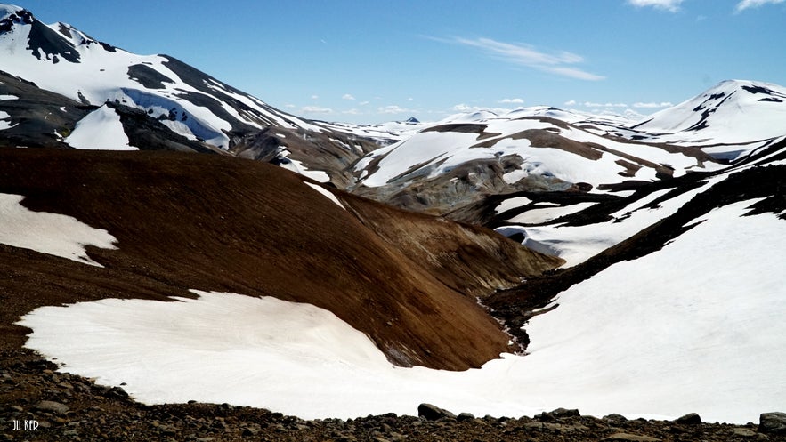 Vue sur la région de Kerlingarfjöll