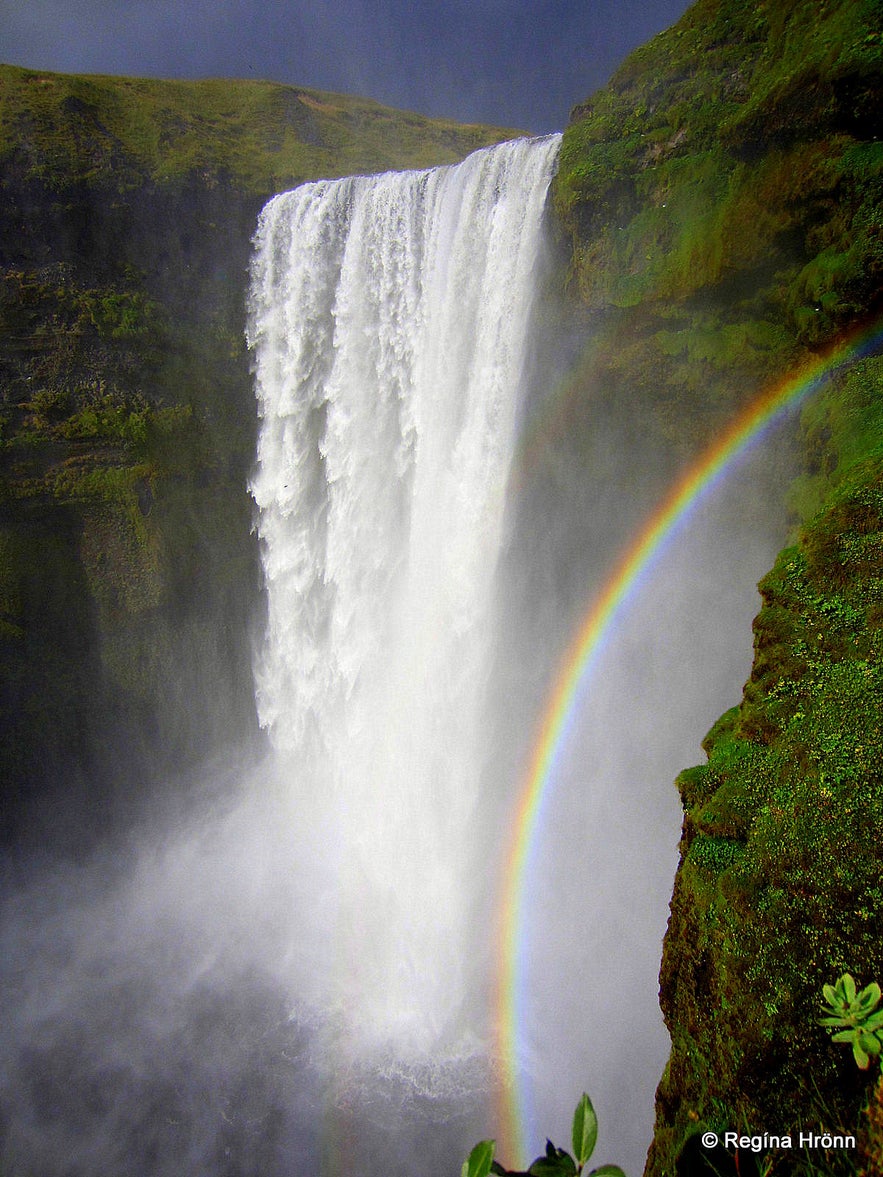 Skógafoss waterfall in South-Iceland