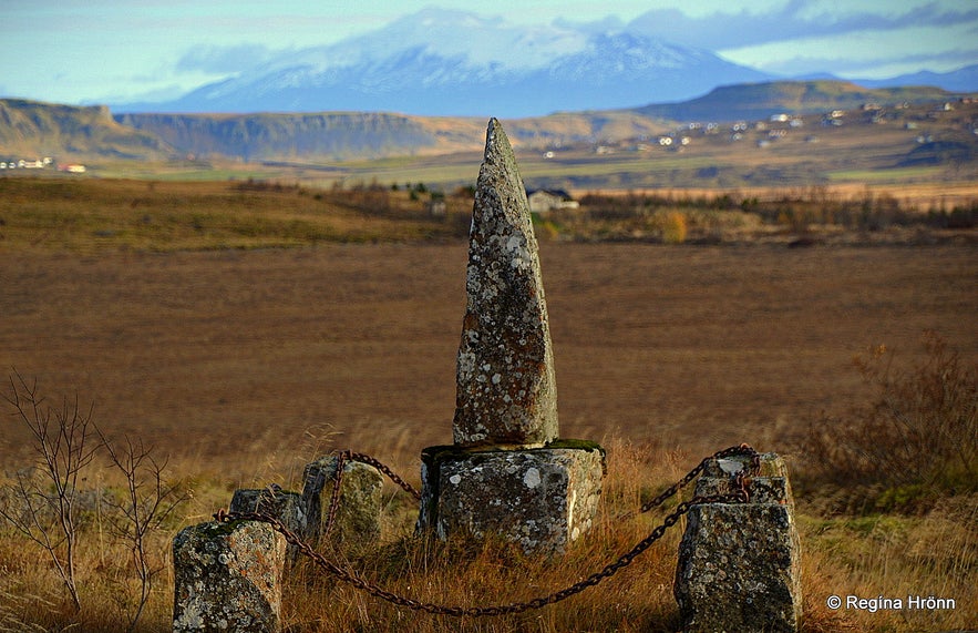 The memorial for Jón Arason at Skálholt