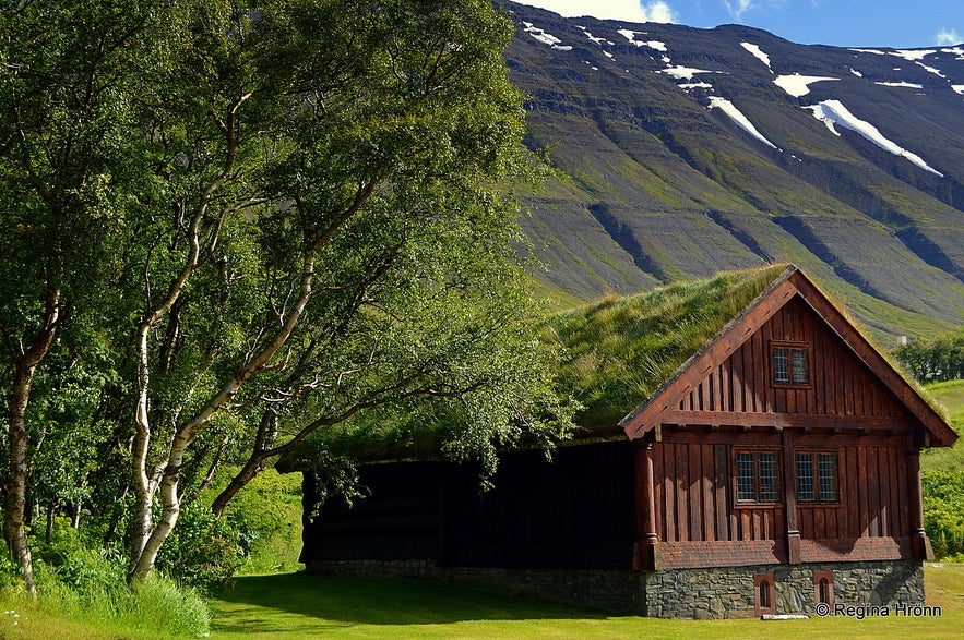 Auðunarstofa log-house in north Iceland Auðunarstofa log-house in north Iceland