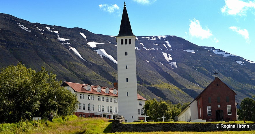 The historical Hólar in Hjaltadalur North-Iceland