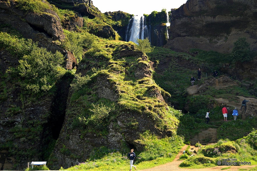 Gljúfrabúi waterfall