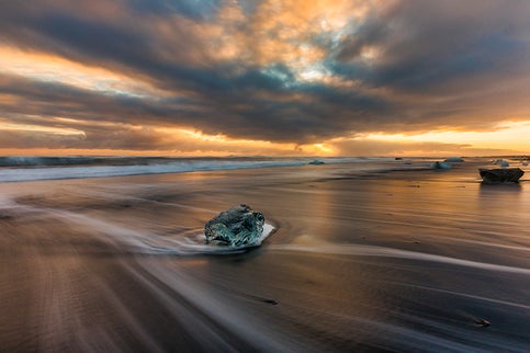 Diamond Beach in Iceland