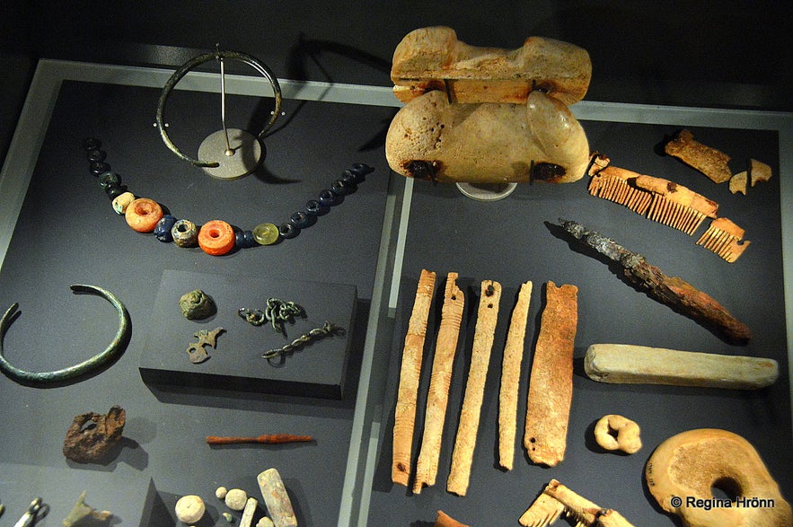 Viking artefacts at the National Museum of Iceland