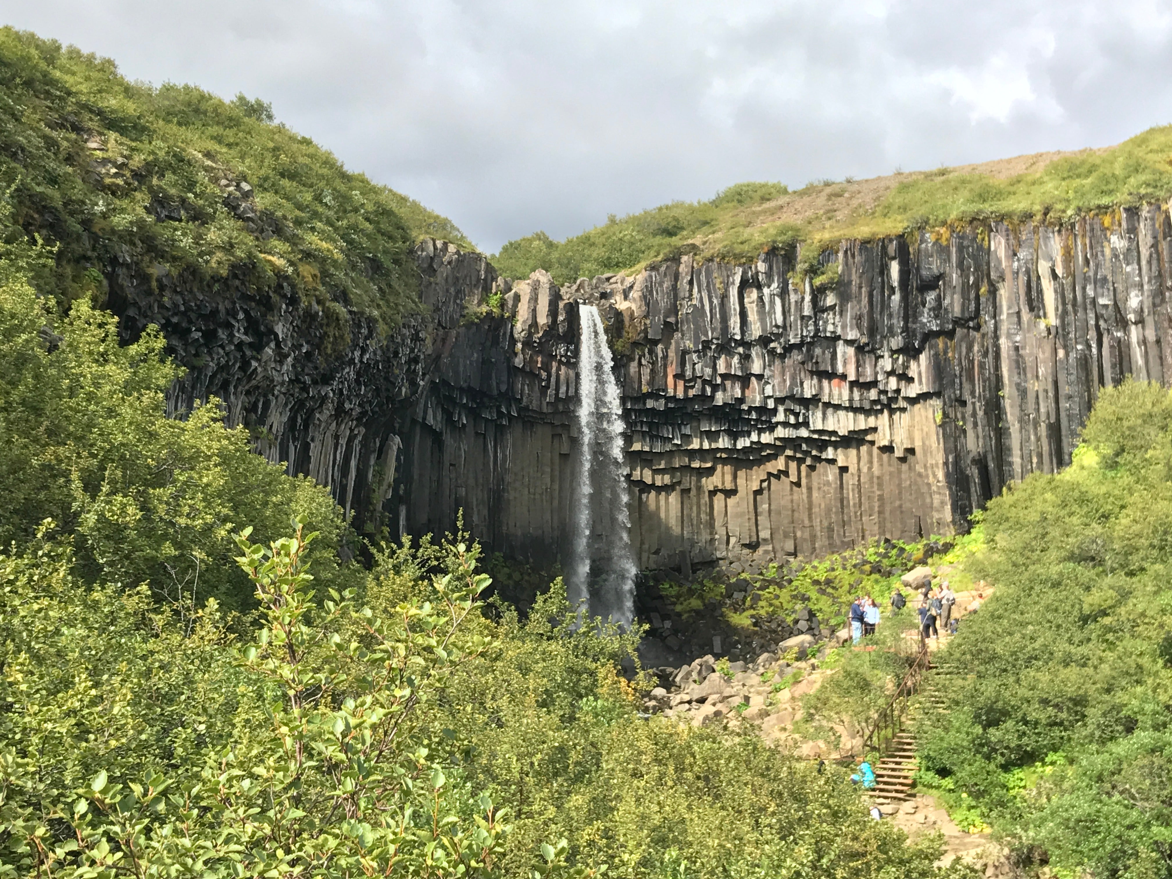 Wanderung zum Svartifoss-Wasserfall