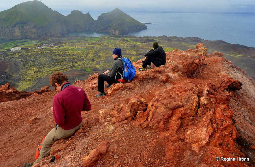 Mt. Eldfell Volcano in the Westman Islands