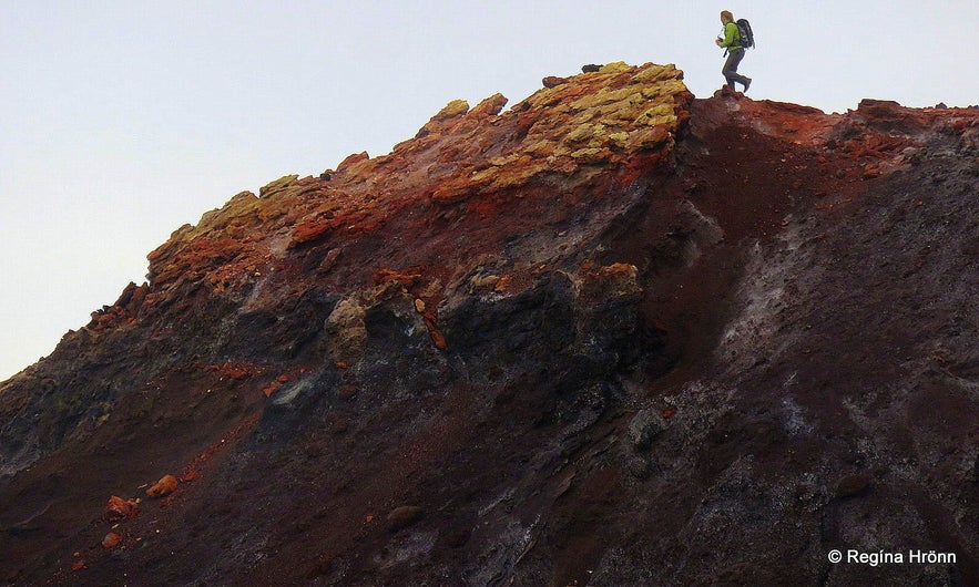 Mt. Eldfell volcano in the Westman islands